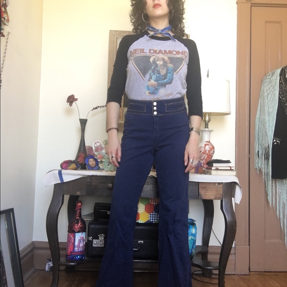 70s Style ‘Bottoms Up’ Bell Bottom Jeans